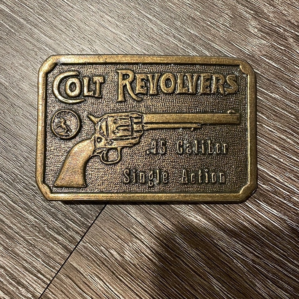 Colt Revolvers belt buckle